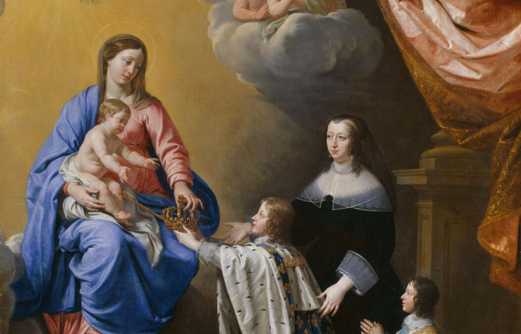 Philippe de Champaigne – Louis XIV offers his crown to the Virgin Mary
